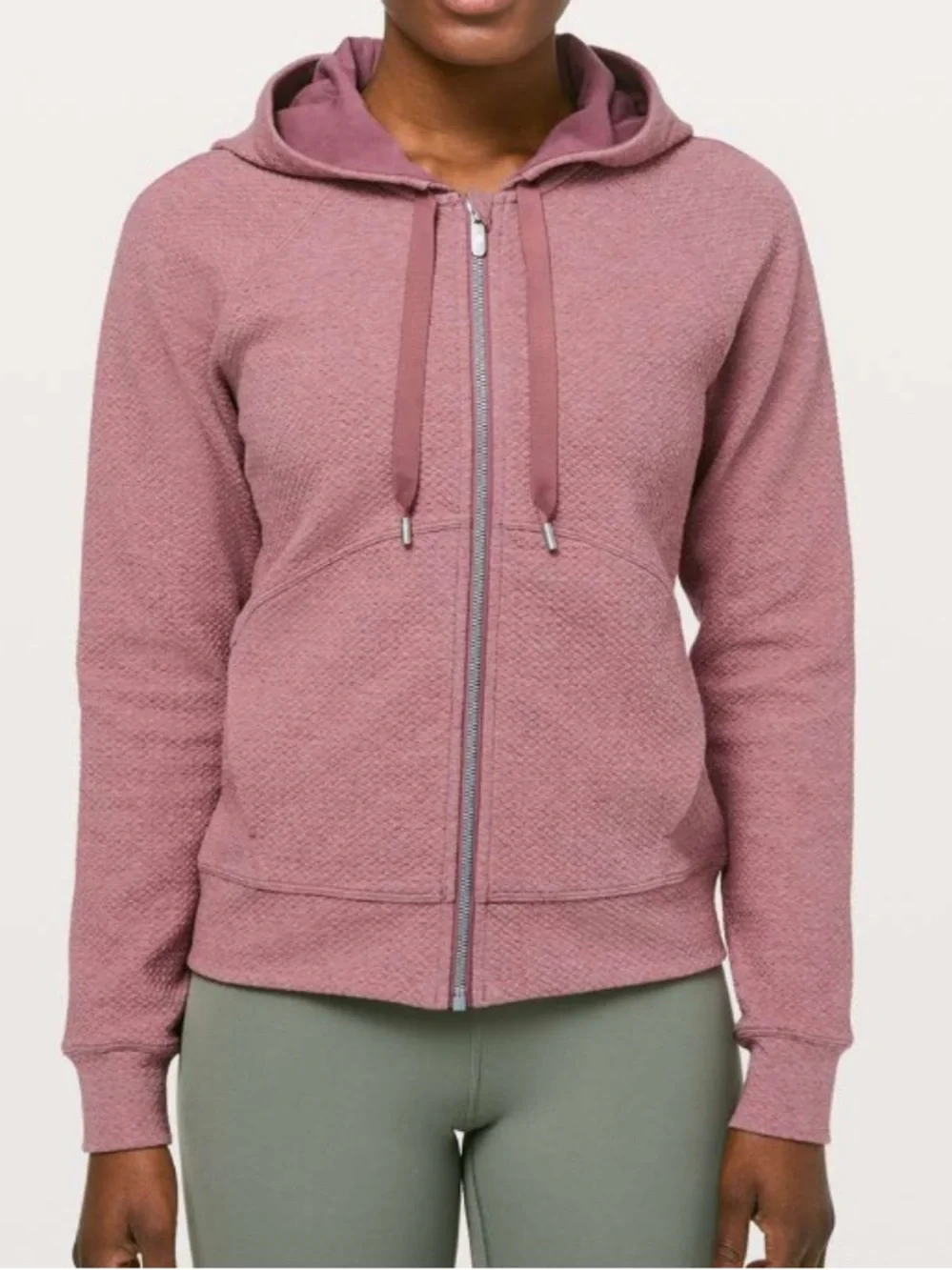 Lululemon Catch a Moment Zip Hoodie Heathered So Merlot / So Merlot 8